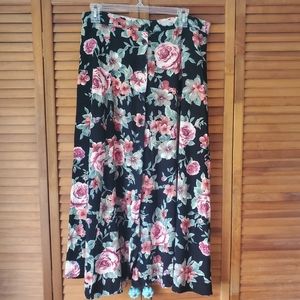 Vtg floral skirt(5 for $25)